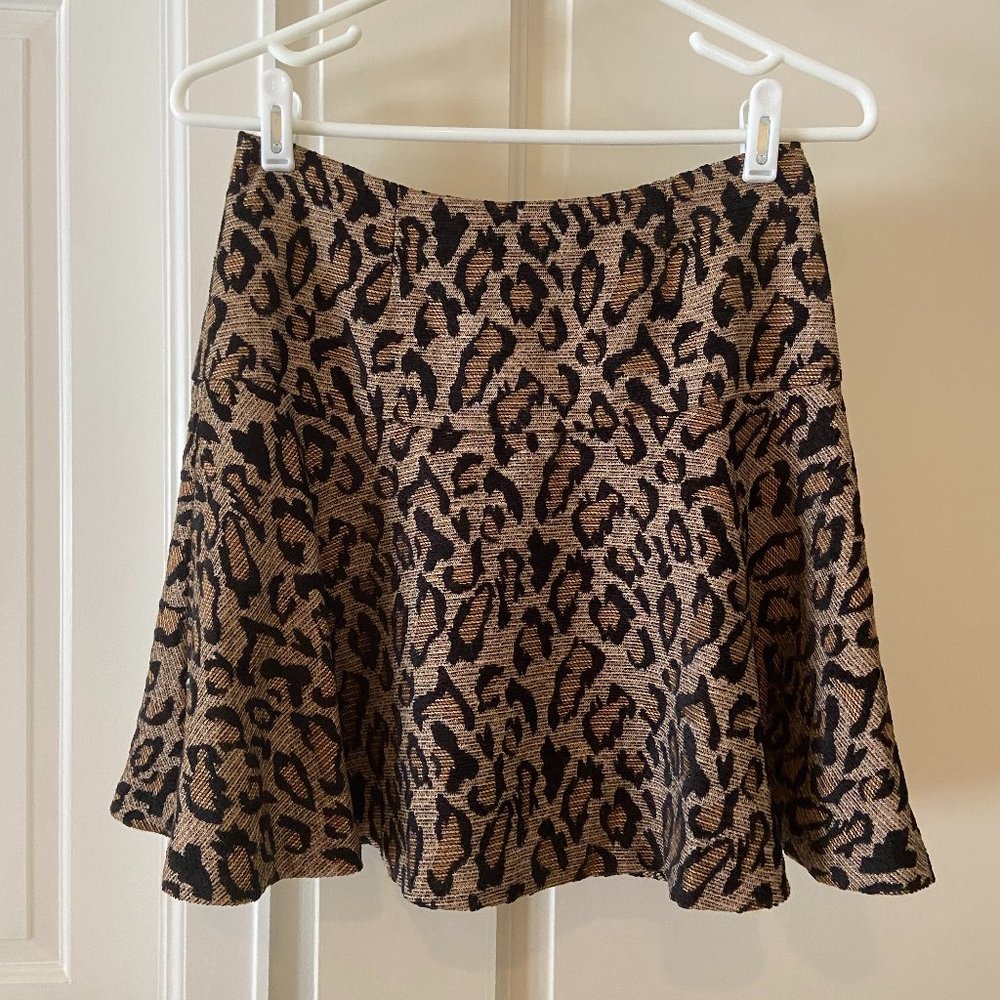 Free People Leopard Skirt